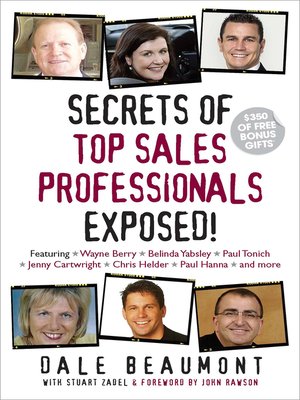 cover image of Secrets of Top Sales Professionals Exposed!